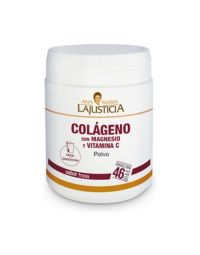Lajusticia Colagénio com Magnésio e Vitamina C Pó Sabor Morango