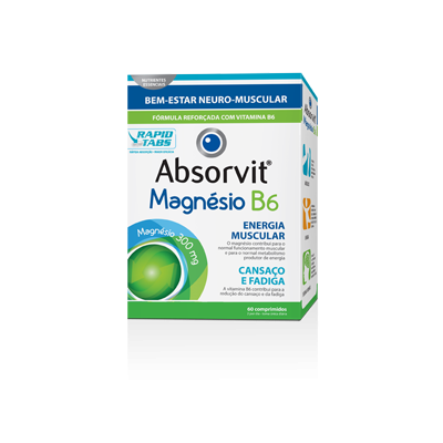 Absorvit Magnésio B6 Energia Muscular