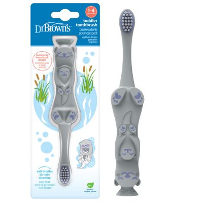 Dr Brown´s Toddler Toothbrush 1-4 Lontra escova de dentes infantil