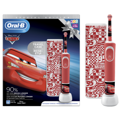 Oral B Escova de Dentes Elétrica Disney Cars Kids + 3 anos